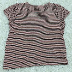Madewell whisper cotton rib crew-neck t-shirt